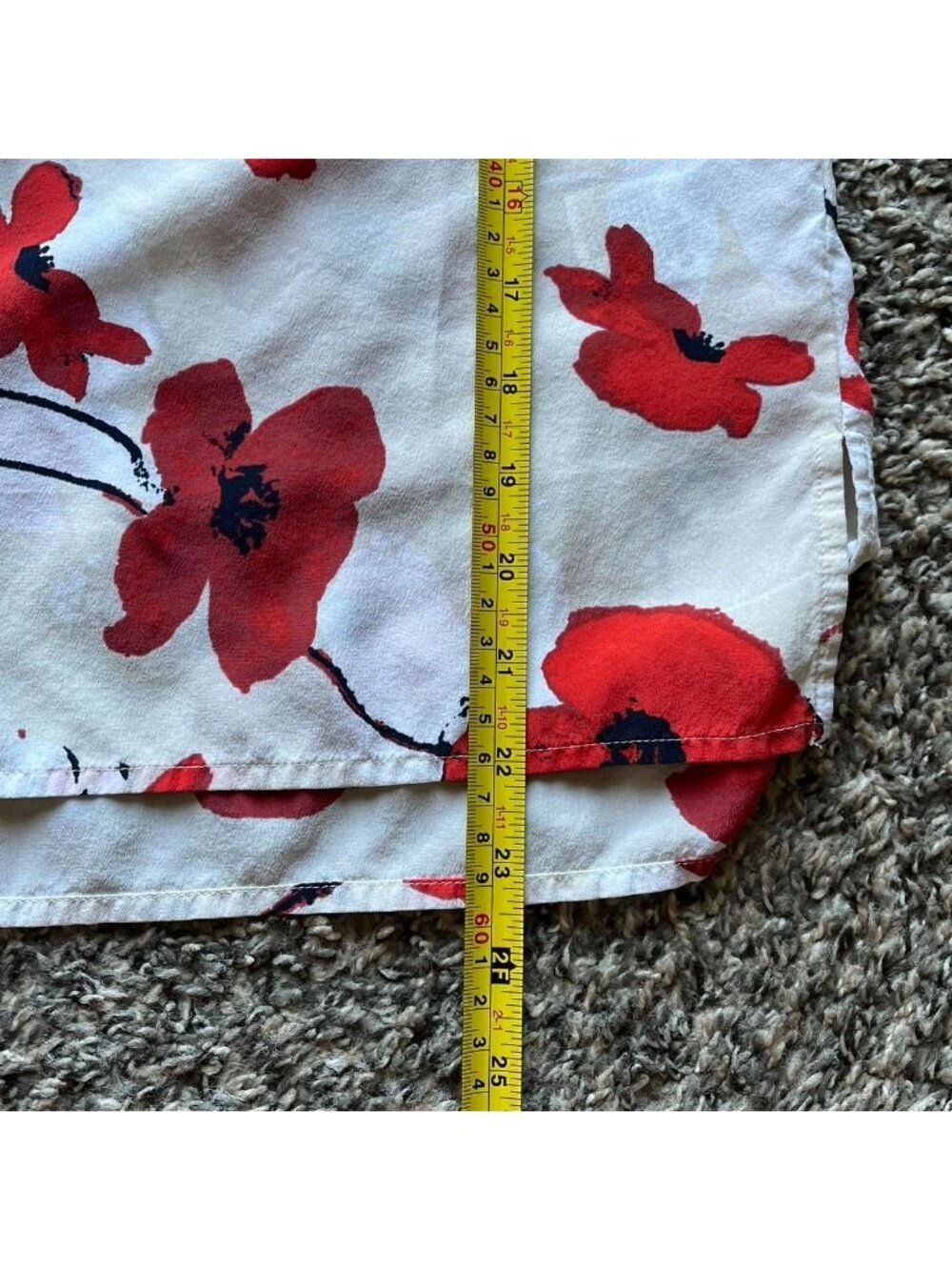 J.Crew 100% Silk Poppy Blouse Size Small Button-up 3/4 Sleeves Spring Soft Girl - Picture 7 of 7